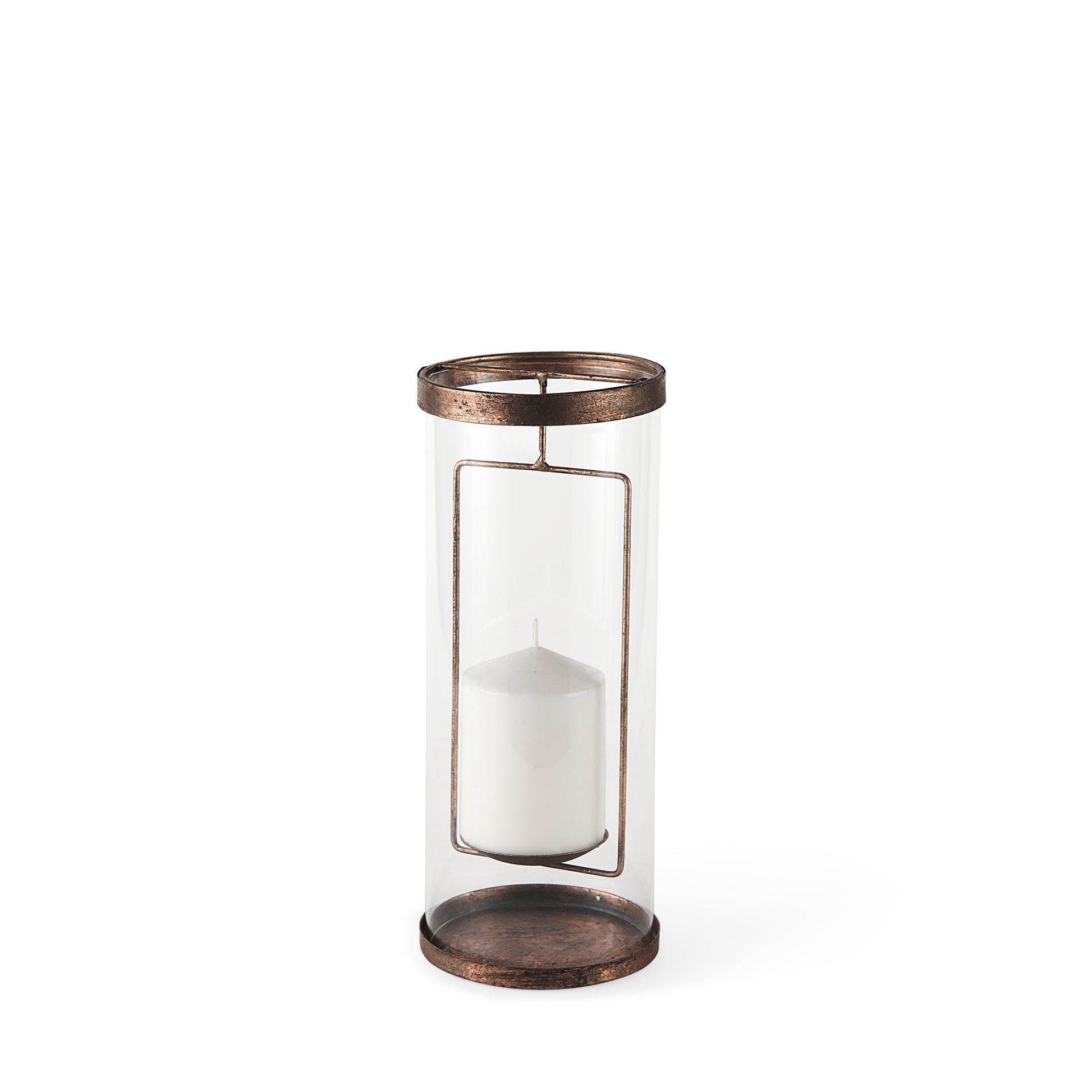 McClure Small Copper Suspended Table Candle Holder - Central Designs