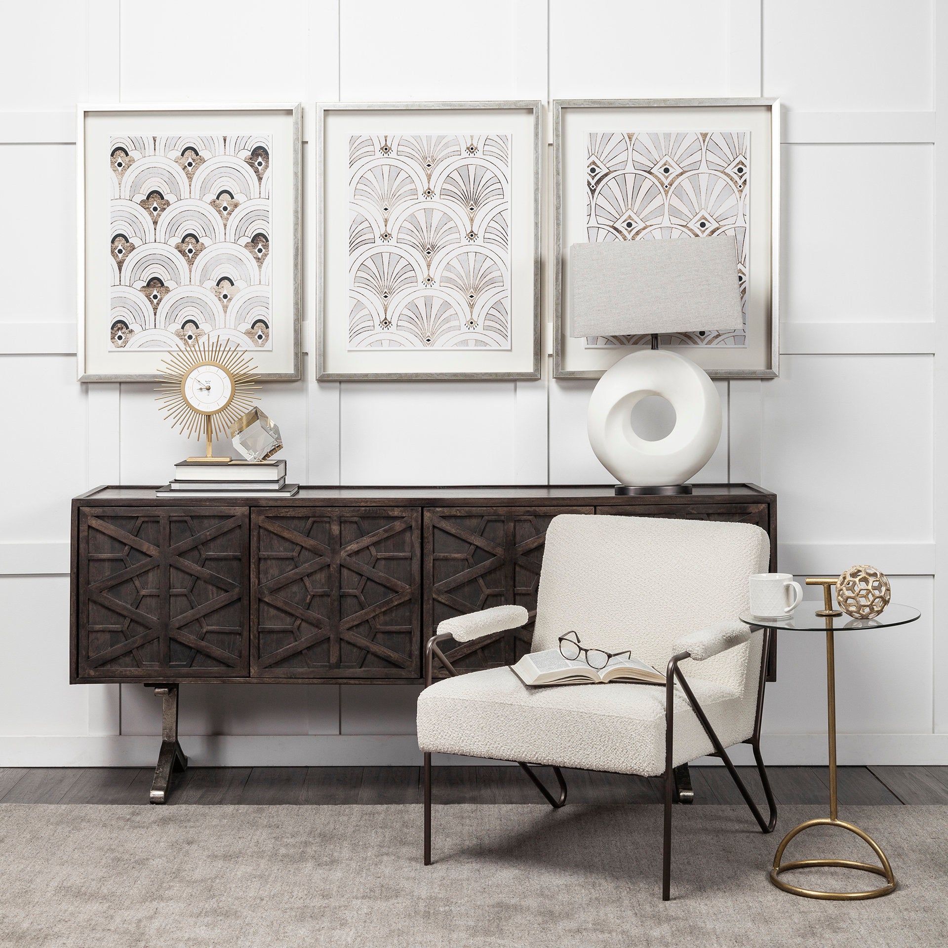 Lareina II Large 5L x 5W Clear Glass Cube - Central Designs