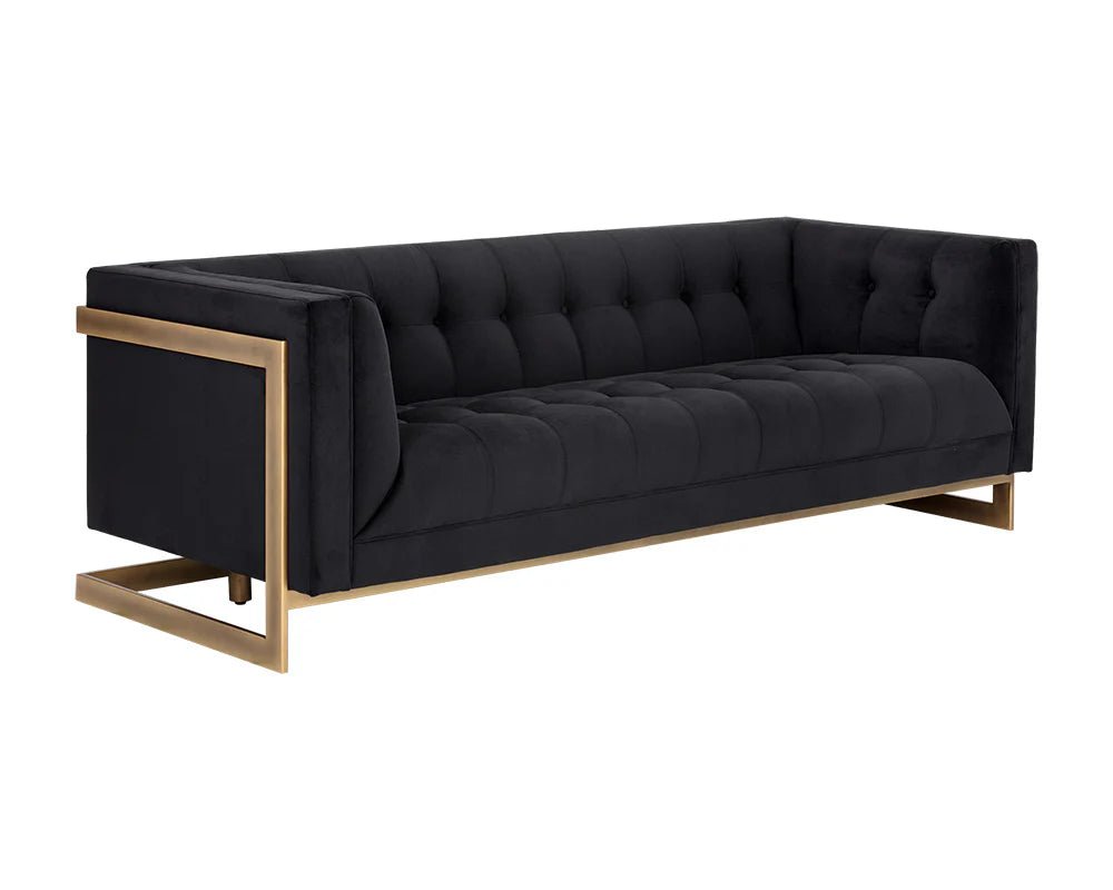 Ekon Sofa - Abbington Black - Central Designs