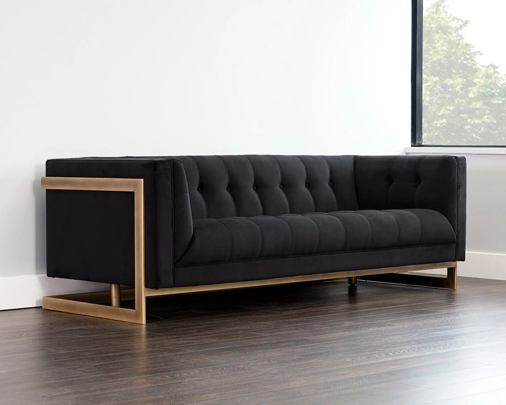 Ekon Sofa - Abbington Black - Central Designs