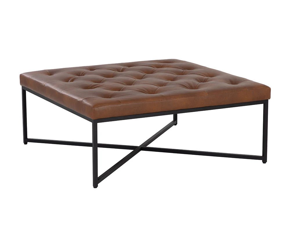 Endall Ottoman - Black - Central Designs