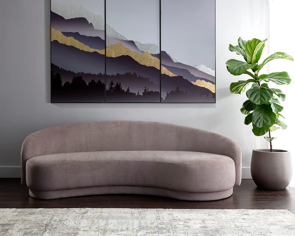 Kendra Sofa - Planet Lilac - Central Designs