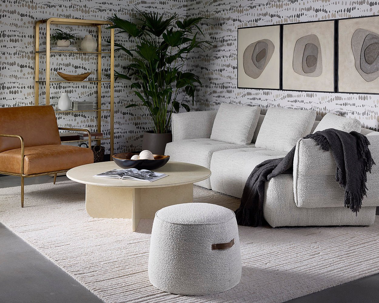 Mitchell Ottoman - Central Designs