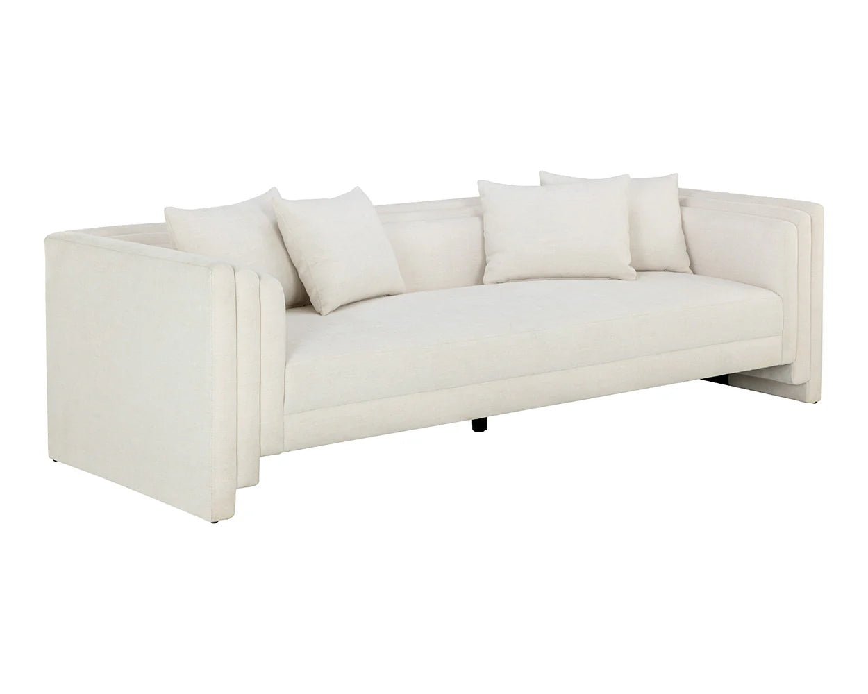 Kira Sofa - Heather Ivory Tweed - Central Designs