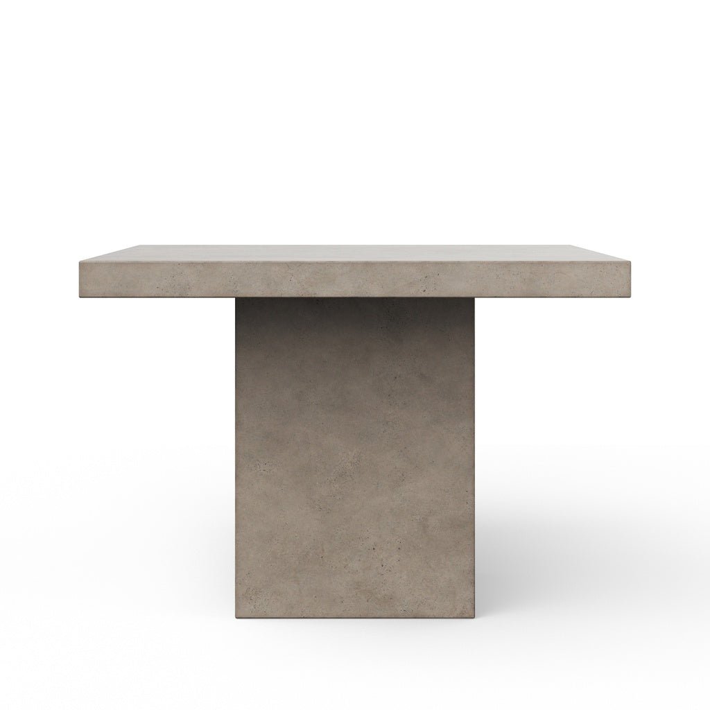 Mixx - Una - 59" Square Counter Height Dining Table - Dark Grey - Central Designs