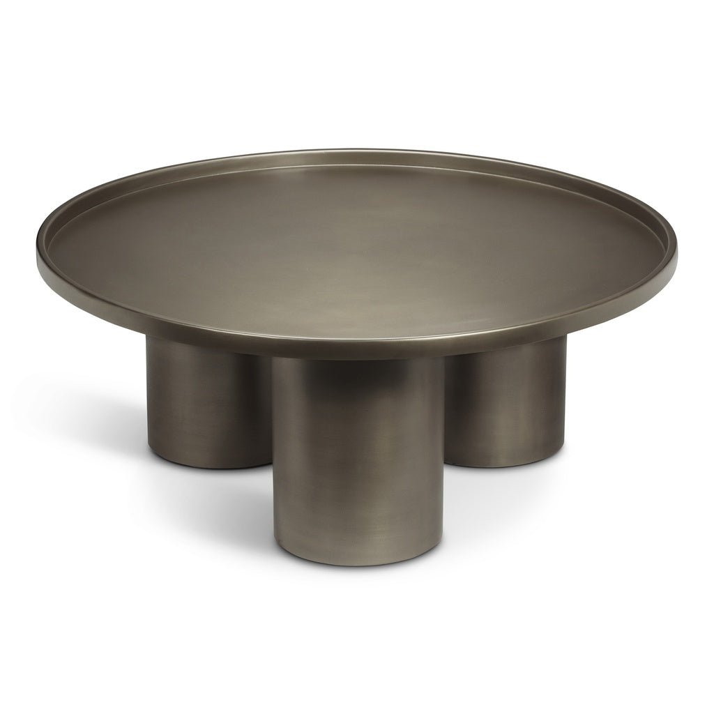 Eclat - Sofia Industrial Coffee Table - Industrial Nickel - Central Designs