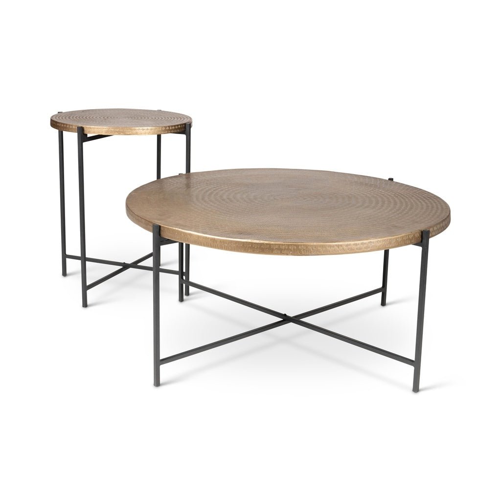 Elements - Navi - Coffee Table - Antique Brass - Central Designs