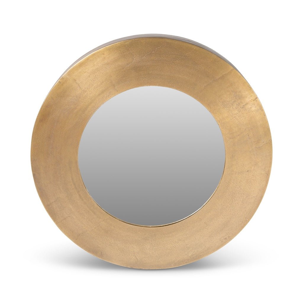 Elements - Rahi Mirror - Antique Brass - Central Designs