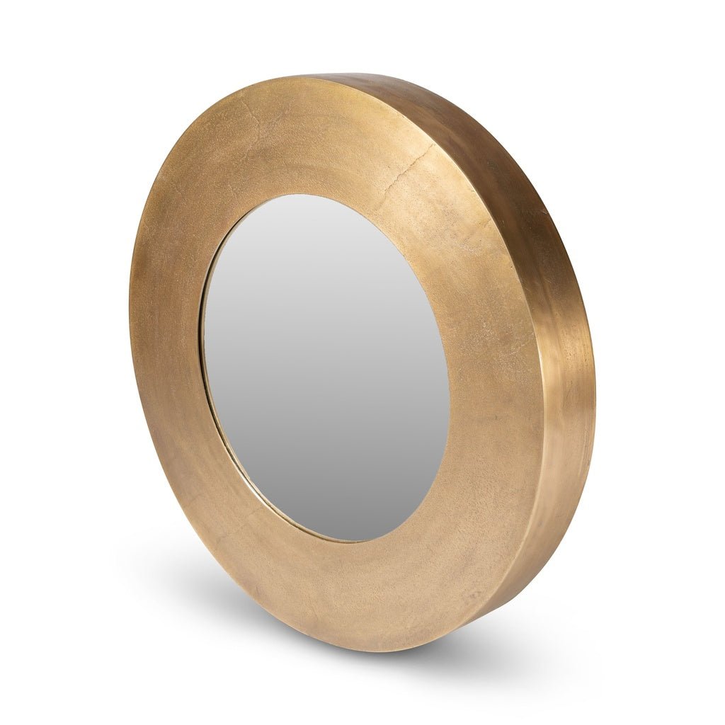 Elements - Rahi Mirror - Antique Brass - Central Designs