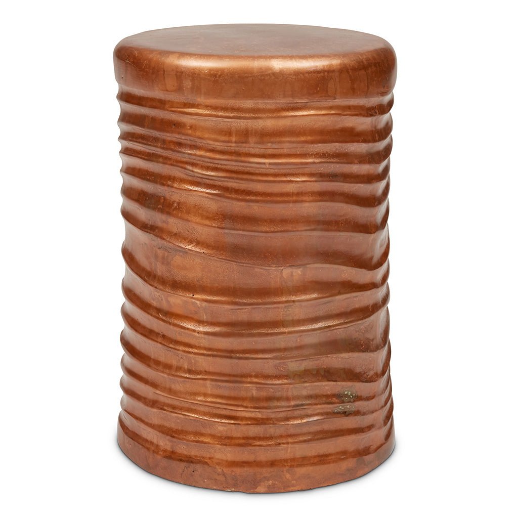 Elements - Tara Stool - Vintage Copper - Central Designs