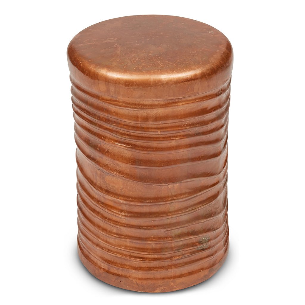 Elements - Tara Stool - Vintage Copper - Central Designs