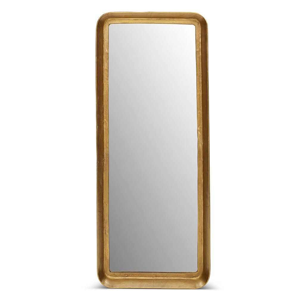 Elements - Vinod Wall Mirror - Antique Brass - Central Designs