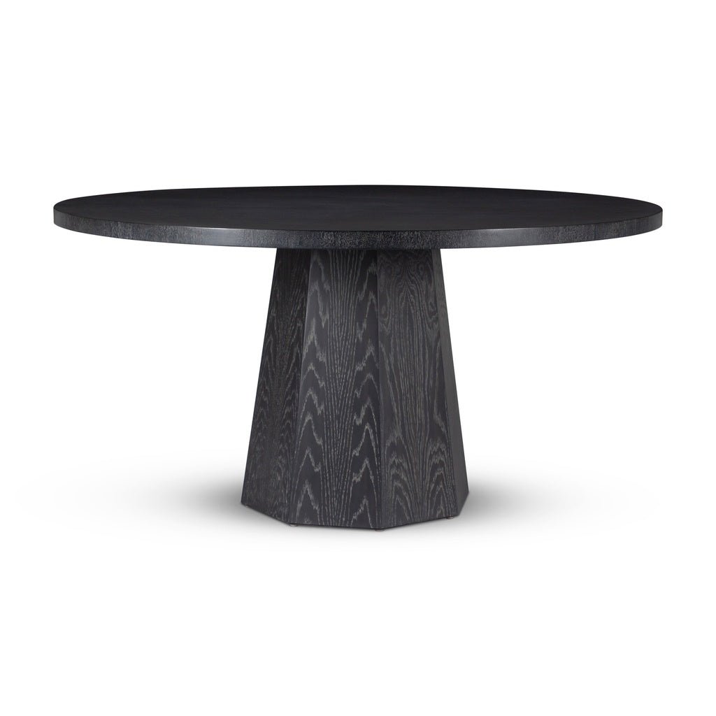 IE Series - Kaia Round Dining Table - Charcoal - Central Designs