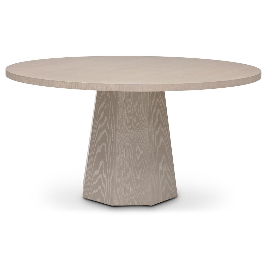IE Series - Kaia Round Dining Table - Taupe Grey - Central Designs