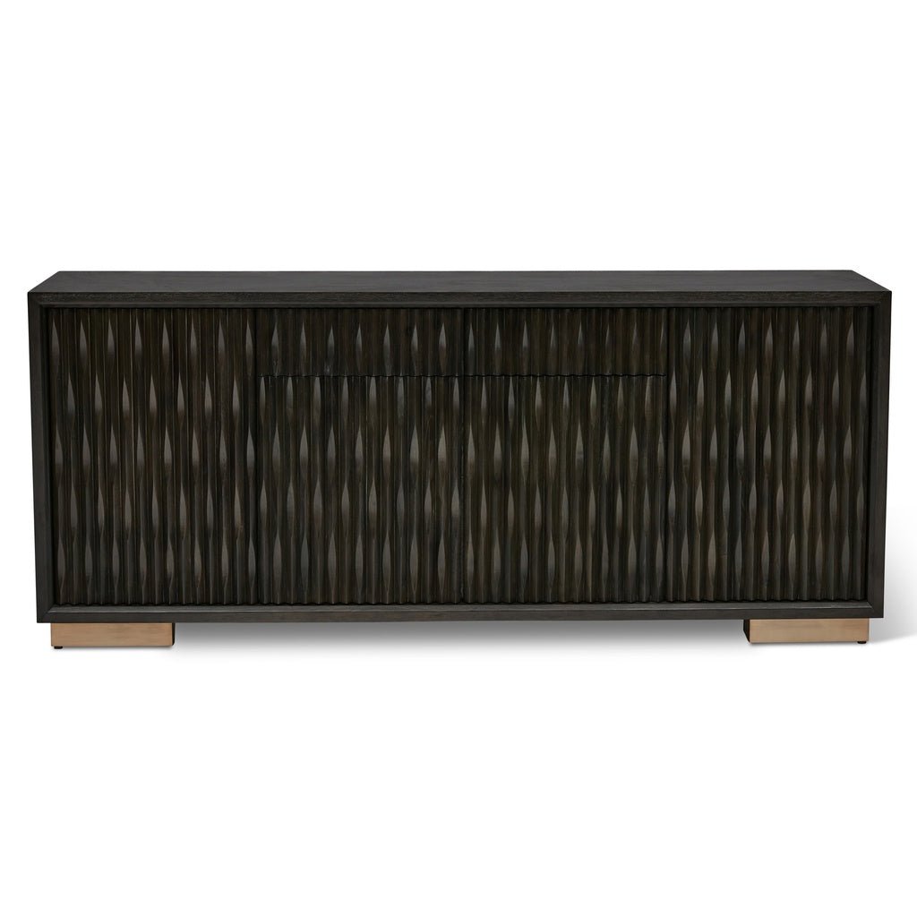 IE Series - Madison Buffet - Charcoal - Gold Base - Central Designs