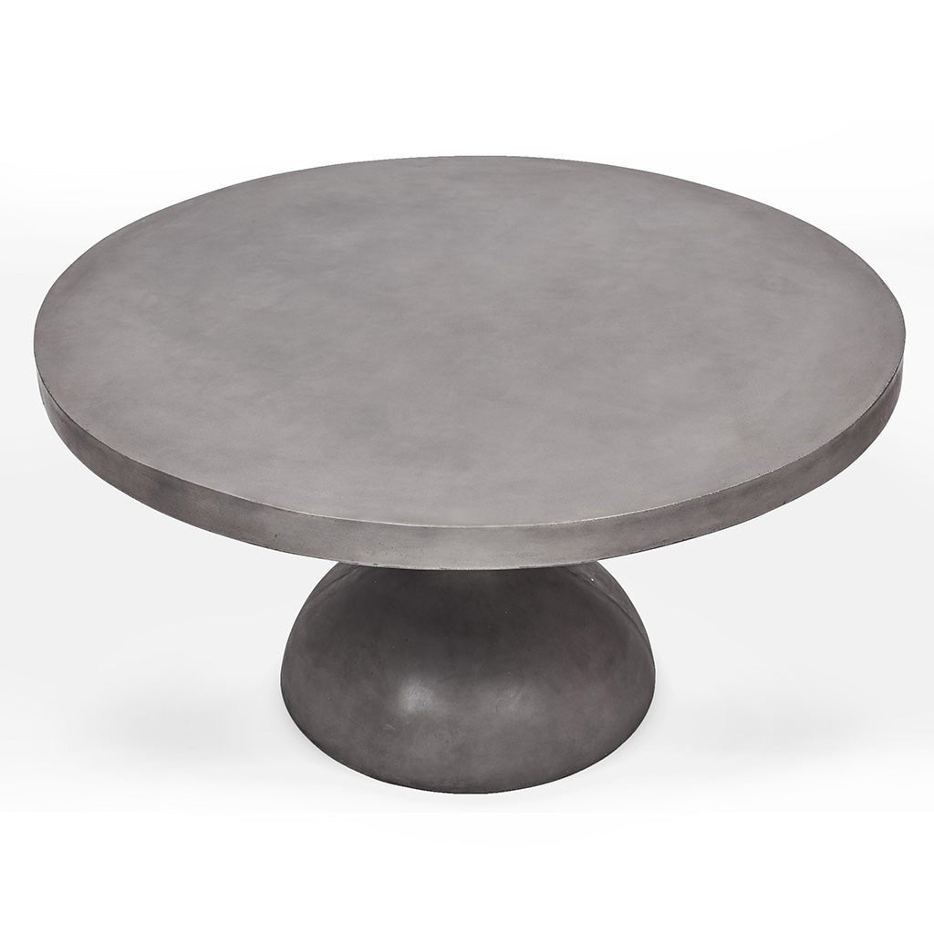 Mixx - Spindle 59" Round Dining Table - Dark Grey - Central Designs