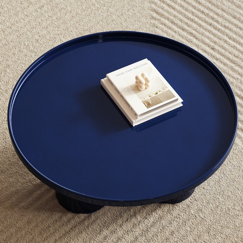 Eclat - Sofia Enamel Coffee Table - Navy - Central Designs