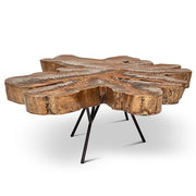 IE Series - Easton Slab Coffee Table - Brass - Central Designs