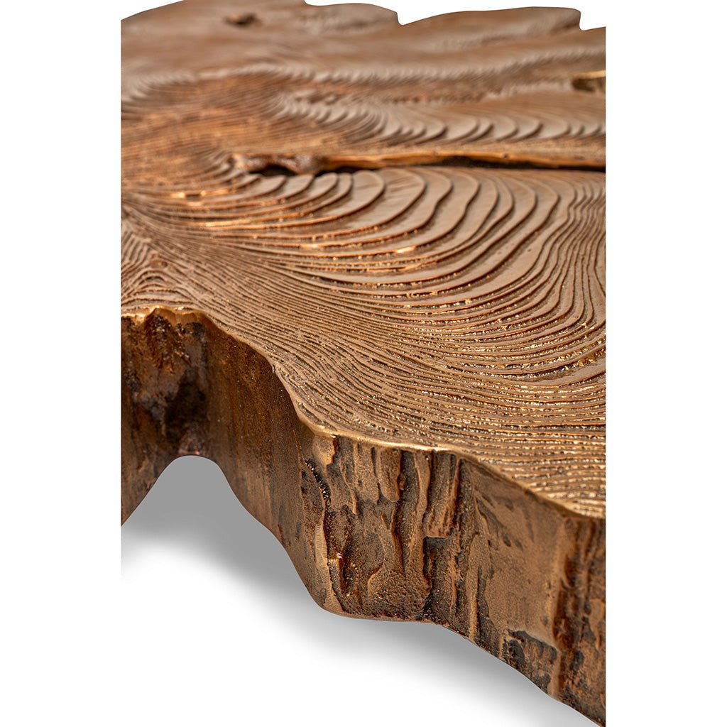 IE Series - Easton Slab Coffee Table - Brass - Central Designs