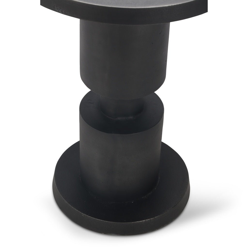 Elements - Liam - End Table - Antique Zinc - Central Designs