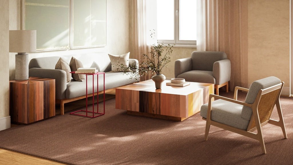 IE Series - Sun End Table - Mixed Wood - Central Designs