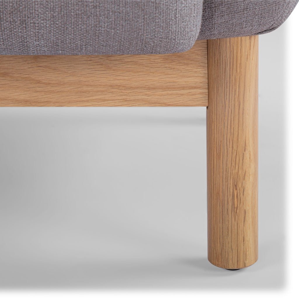 Metro - Tulum 2 Seater Sofa - Dark Brown - Central Designs