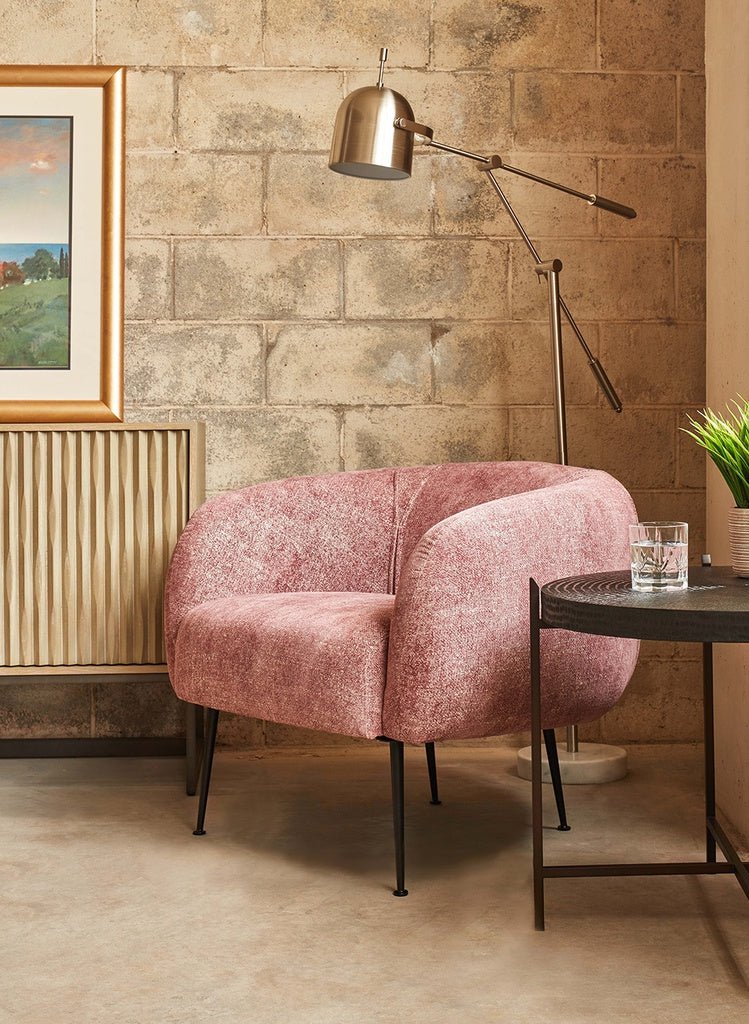 IE Series - Sanskrit End Table - Antique Copper - Bronze Frame - Central Designs