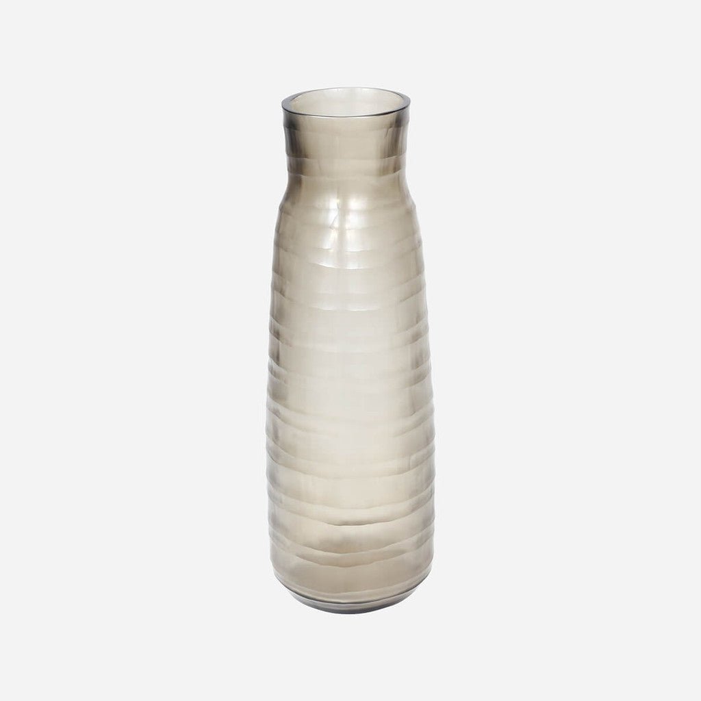 Escaut Smoky Glass Vase - Tall - Central Designs