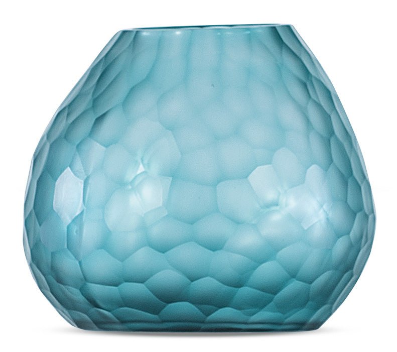 Escaut Dark Indigo Glass Vase - Tall - Central Designs