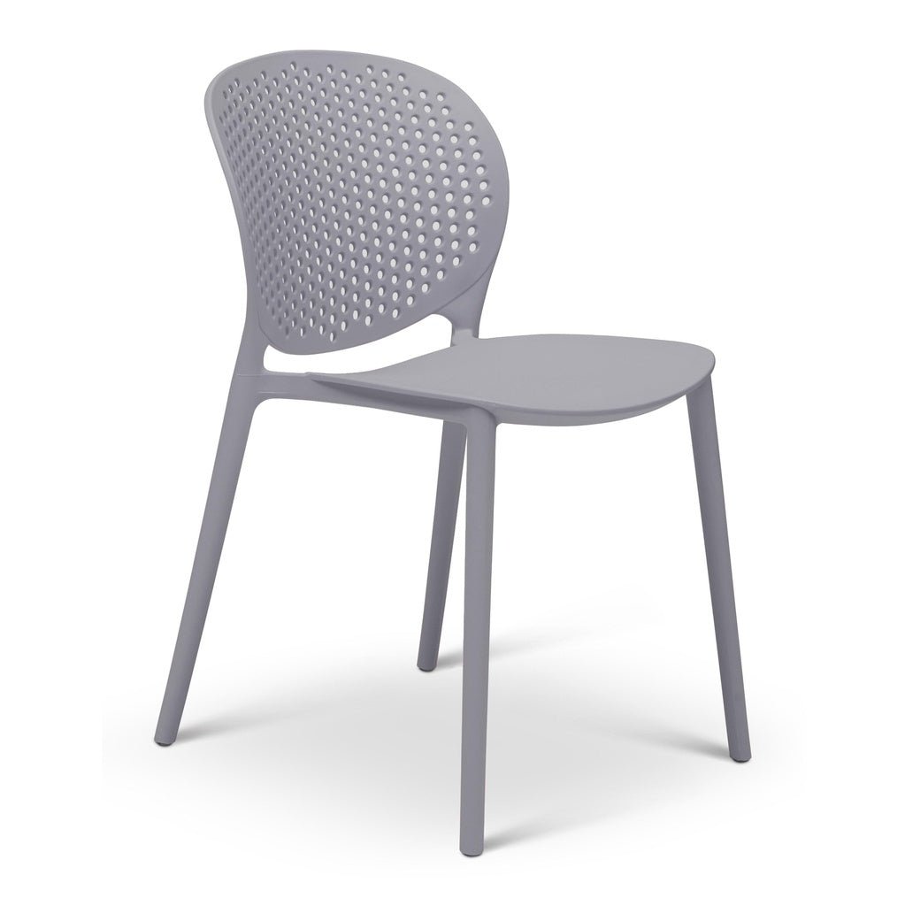 Metro - Bailey Side Chair - Set of 4 - Light Grey Seat - Central Designs