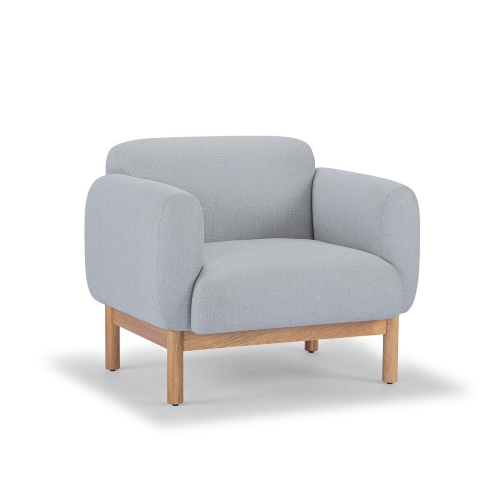 Metro - Tulum Accent Chair - Light Gray - Central Designs