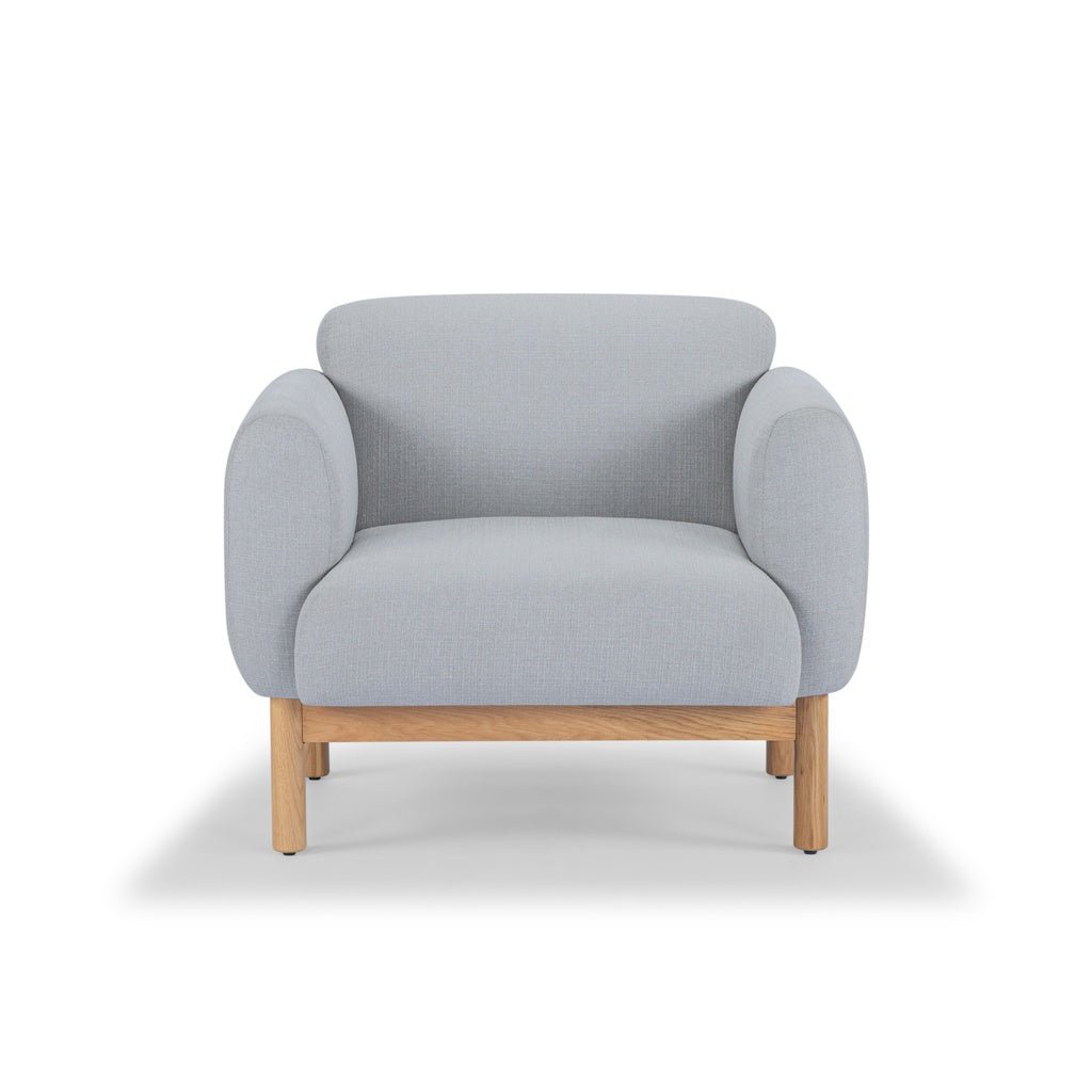 Metro - Tulum Accent Chair - Light Gray - Central Designs