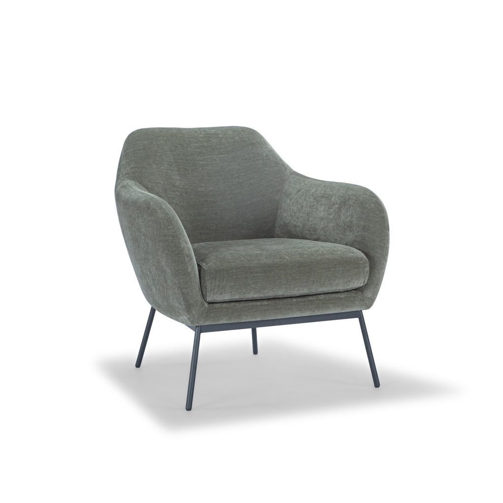 Metro - Zurich Accent Chair - Forest Green - Central Designs