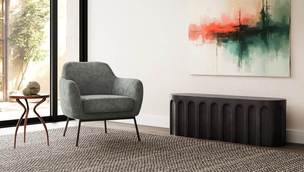 Metro - Zurich Accent Chair - Forest Green - Central Designs