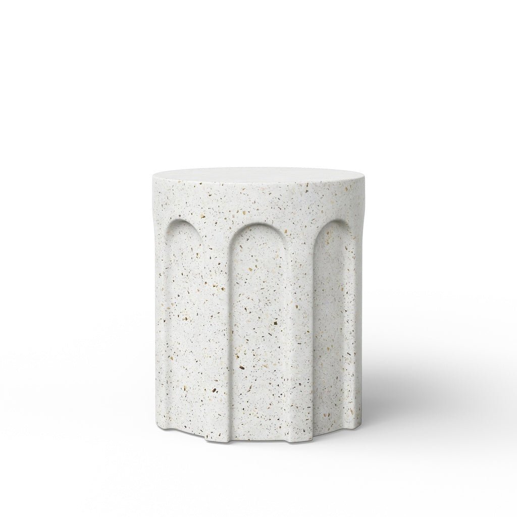 Mixx - Atlas Stool - Ivory Terrazzo - Central Designs