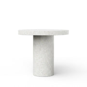Mixx - Circa - Counter Height Dining Table - 47.25"Dia. - Ivory Terrazzo - Central Designs