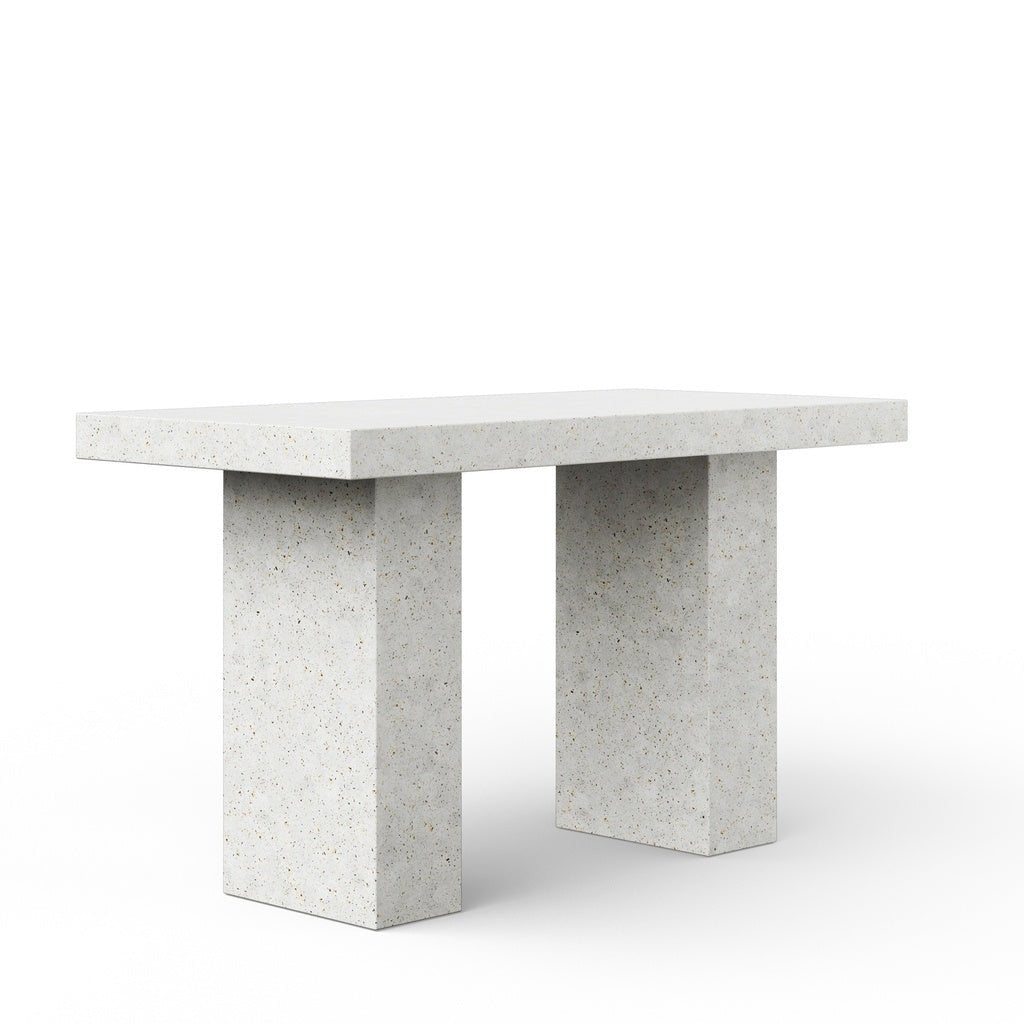Mixx - Elcor - Bar Height Dining Table - 35.5" x 70.75" - Ivory Terrazzo - Central Designs