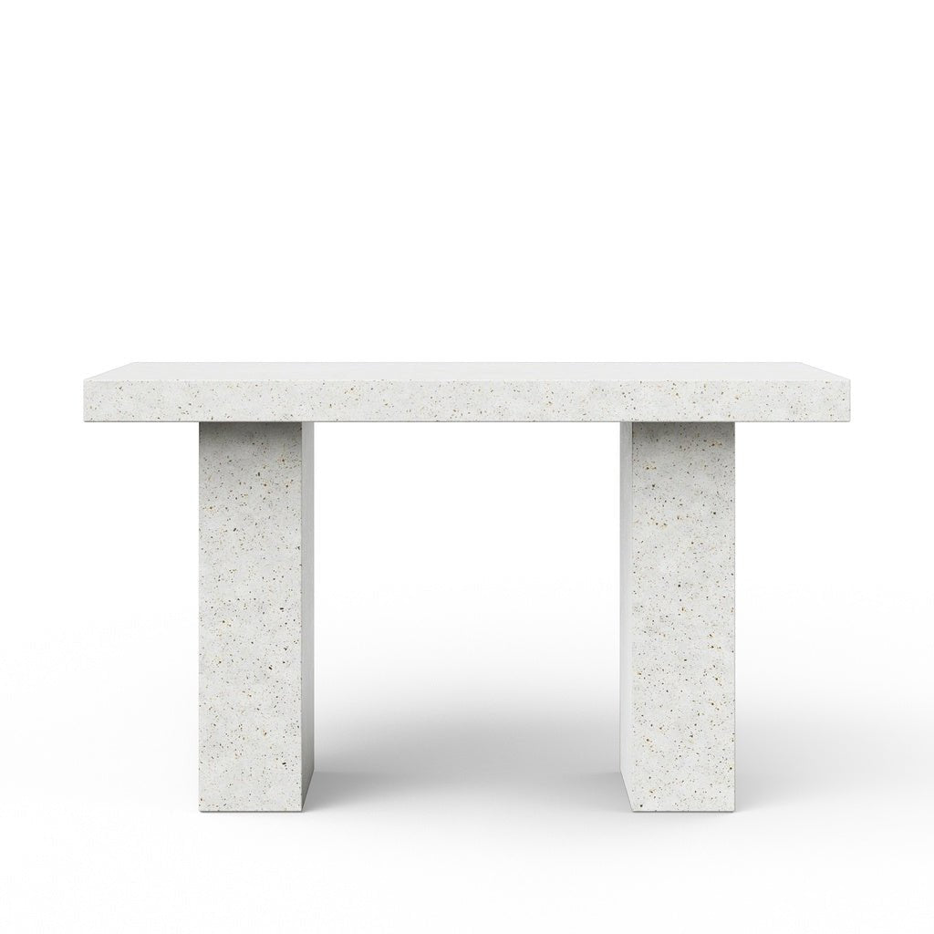 Mixx - Elcor - Bar Height Dining Table - 35.5" x 70.75" - Ivory Terrazzo - Central Designs