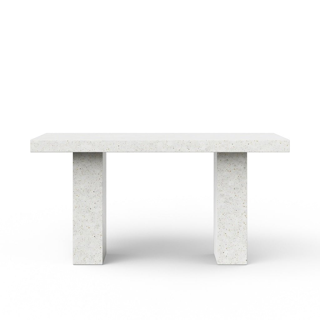 Mixx - Elcor - Bar Height Dining Table - 39.25" x 82.75" - Ivory Terrazzo - Central Designs