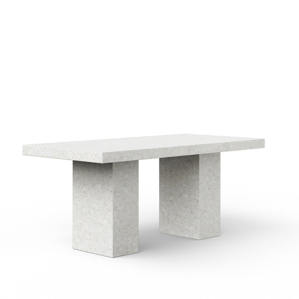 Mixx - Elcor - Counter Height Dining Table - 47" x 95" - Ivory Terrazzo - Central Designs