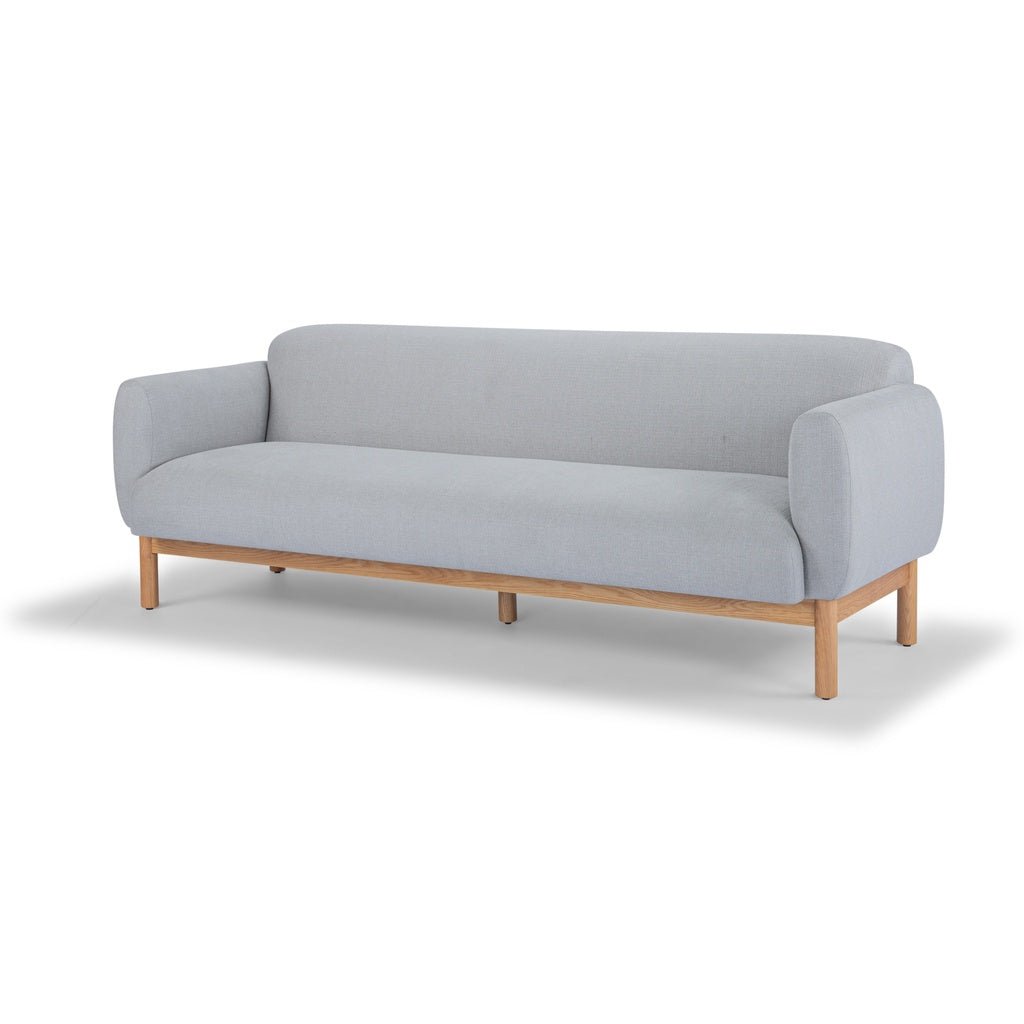 Metro - Tulum 3 Seater Sofa - Light Gray - Central Designs