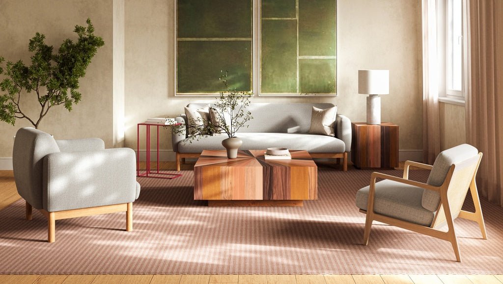 Metro - Tulum 3 Seater Sofa - Light Gray - Central Designs