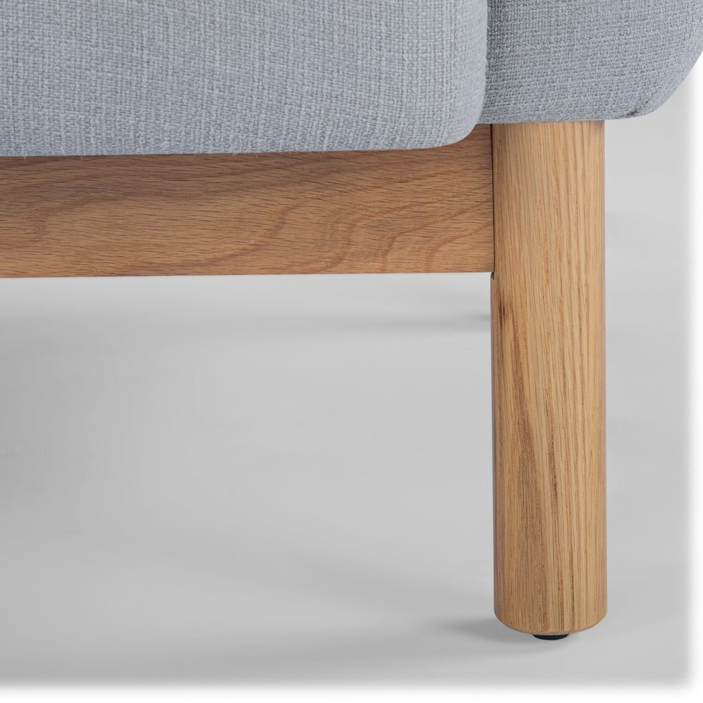 Metro - Tulum 2 Seater Sofa - Light Gray - Central Designs