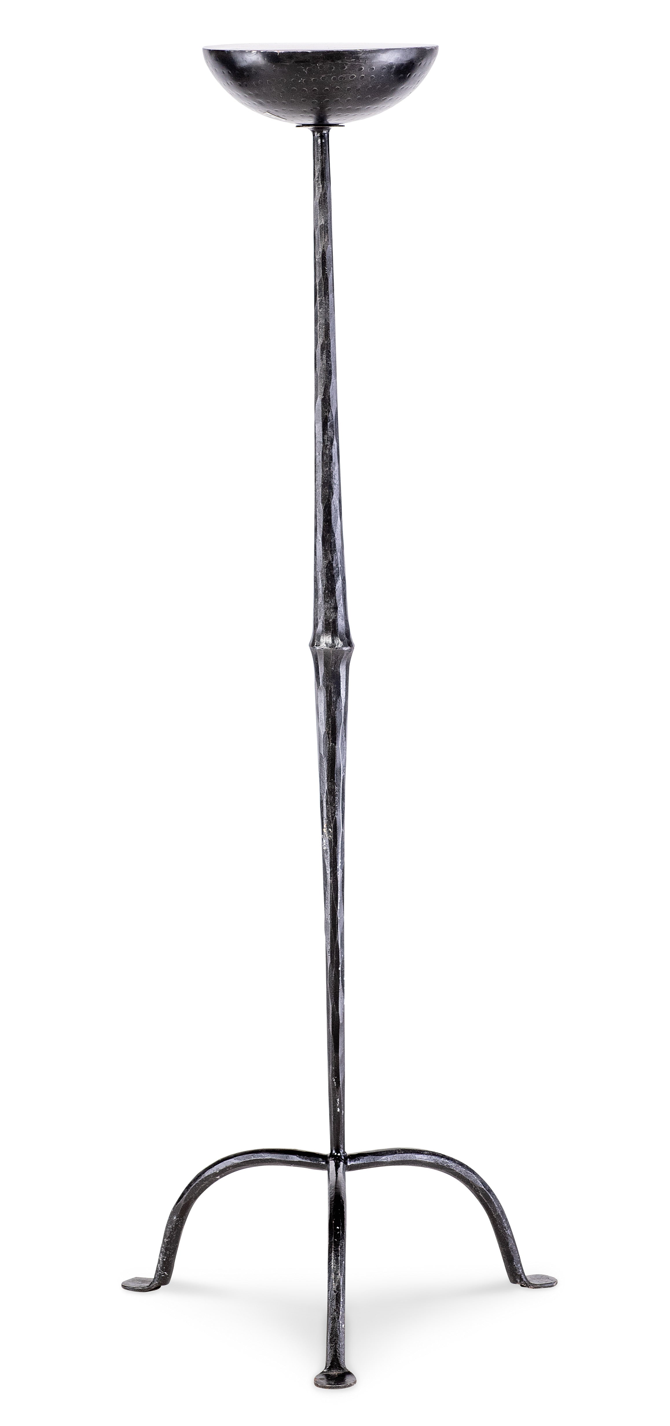 Hand Hammered Iron Lorenzon Candle Stand - Medium