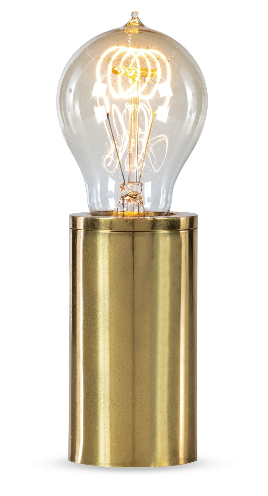 Industrial Gold Light Bulb Lamp - Small - Central Designs