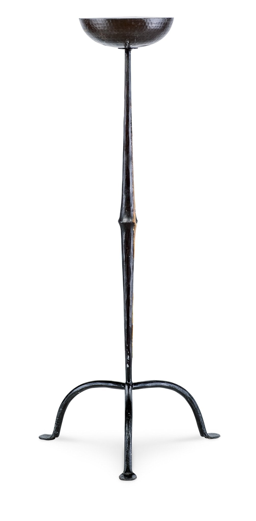 Hand Hammered Iron Lorenzon Candle Stand - Small - Central Designs