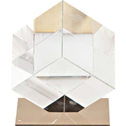 Lareina II Large 5L x 5W Clear Glass Cube