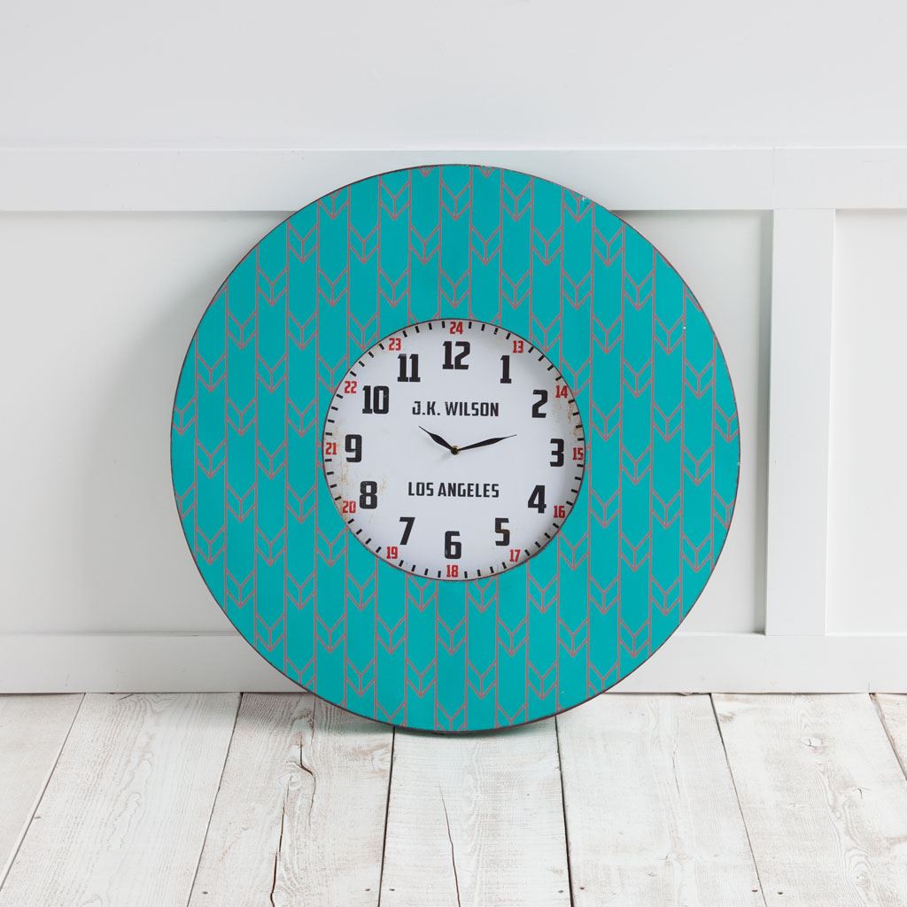 Calabash I 33" Oversize Contemporary Wall Clock