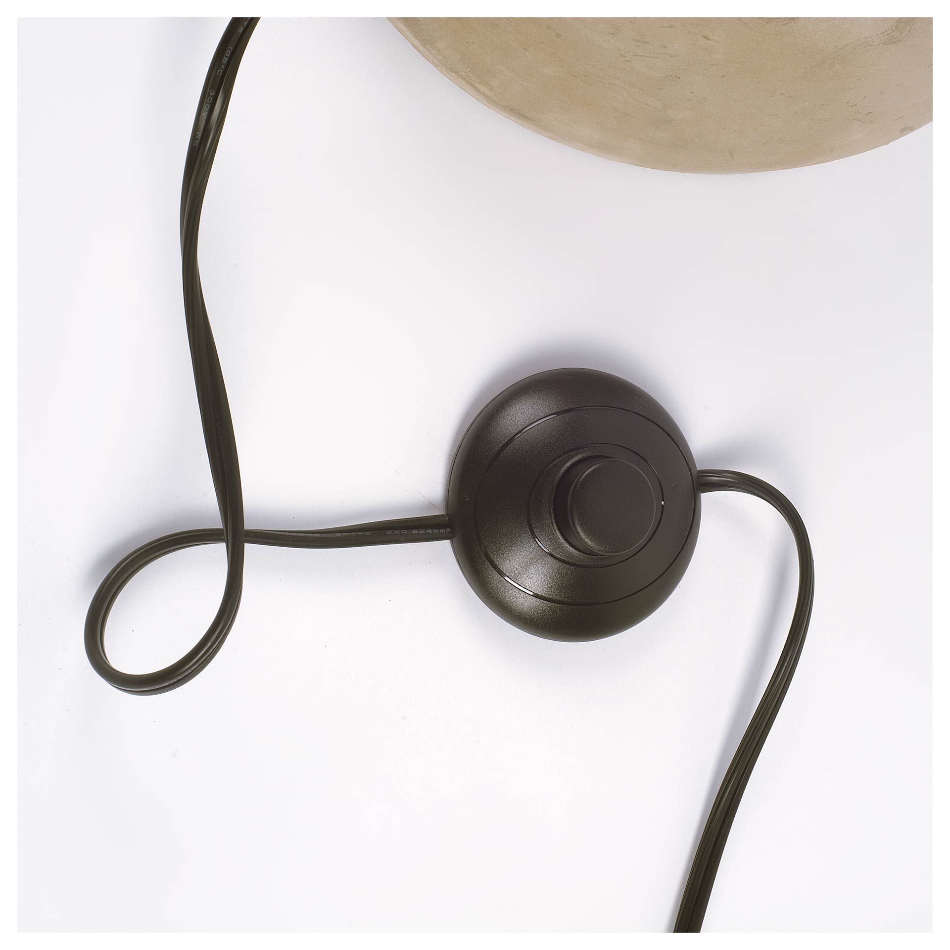 Denmark (55.1"H) Black/Gold Concrete Base Metal Shade Floor Lamp - Central Designs