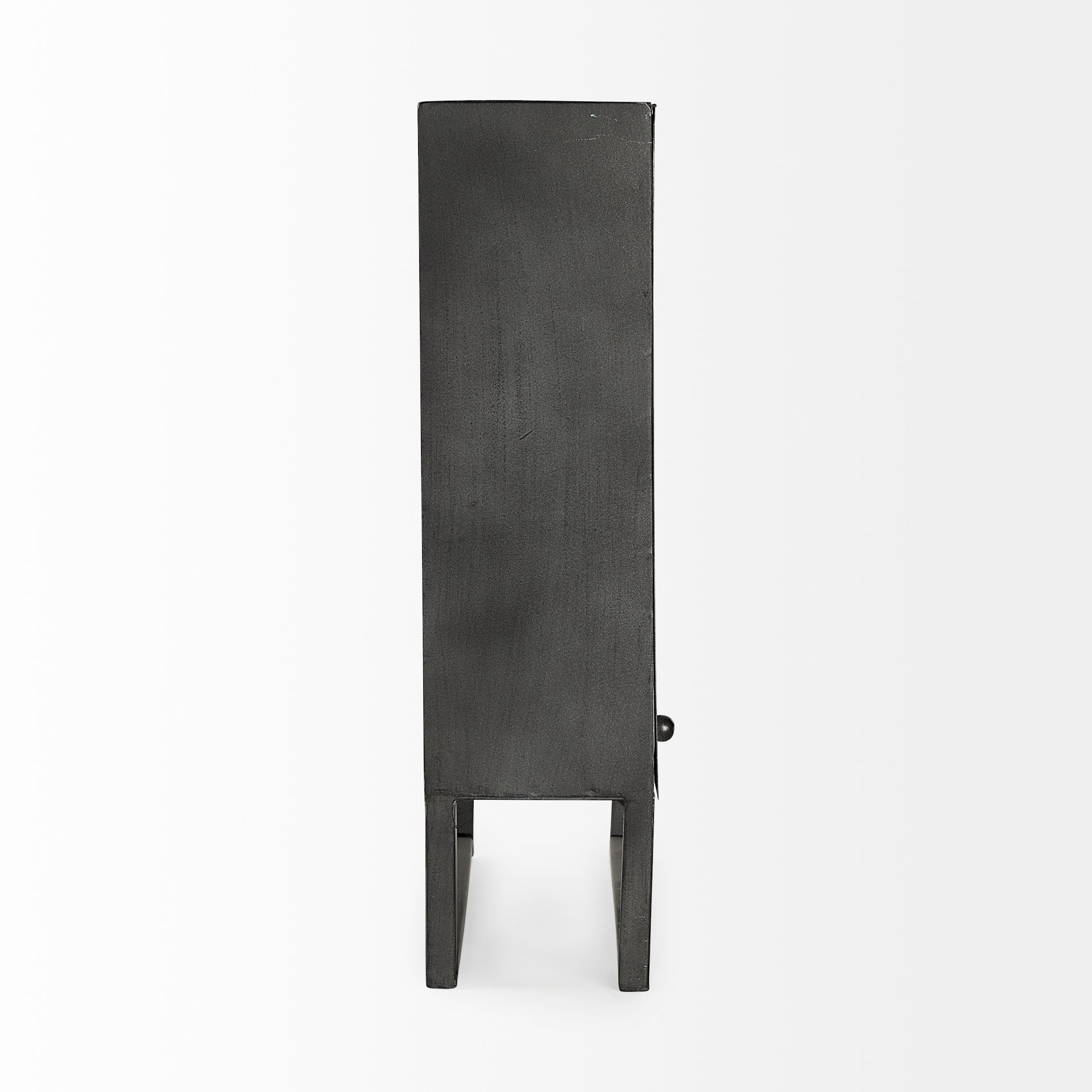 Felix Gray Metal Square Table Clock